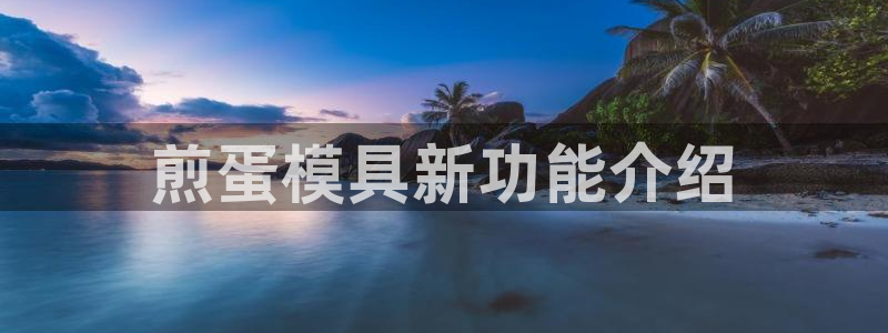 太阳集团网址8722：煎蛋模具新功能介绍