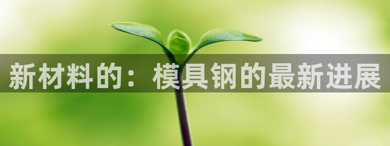太阳集团是什么公司：新材料的：模具钢的最新进展