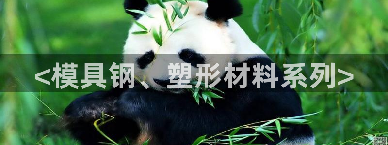 太阳集团电子游戏(中国)有限公司官网：<模具钢、塑形材料系列>
