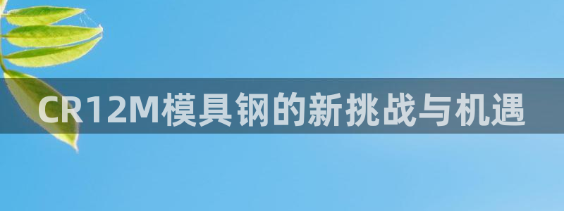 古天乐代言太阳网址：CR12M模具钢的新挑战与机遇