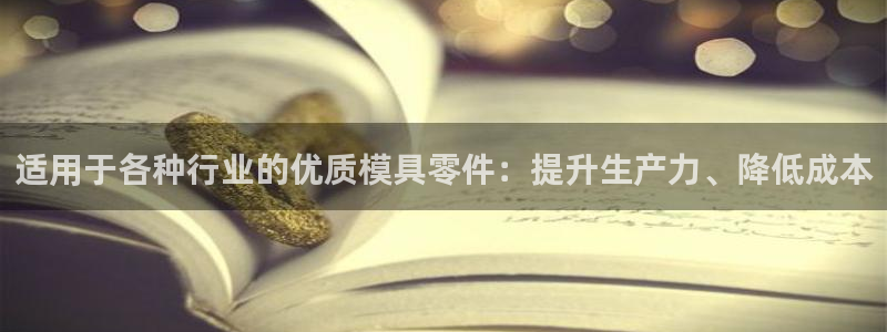 太阳成集团tyc9728：适用于各种行业的优质模具零件：提升生产力、降低成本