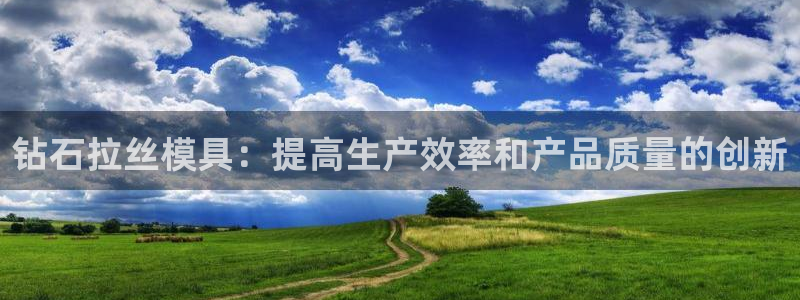 太阳集团游戏官网：钻石拉丝模具：提高生产效率和产品质量的创新
