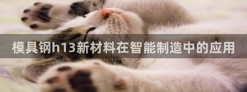 太阳集团网站：模具钢h13新材料在智能制造中的应用