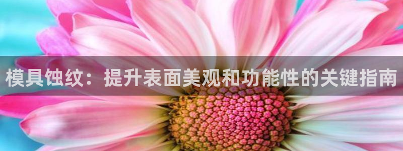 太阳app下载网址进入：模具蚀纹：提升表面美观和功能性的关键指南