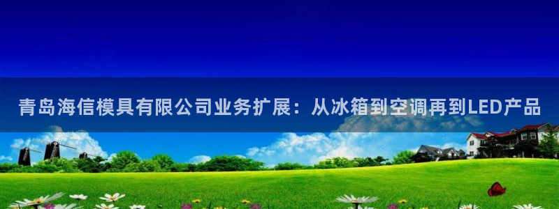 太阳集团游戏：青岛海信模具有限公司业务扩展：从冰箱到空调再到LED产品