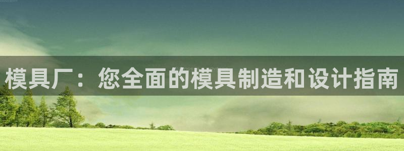 太阳gg官网登录：模具厂：您全面的模具制造和设计指南