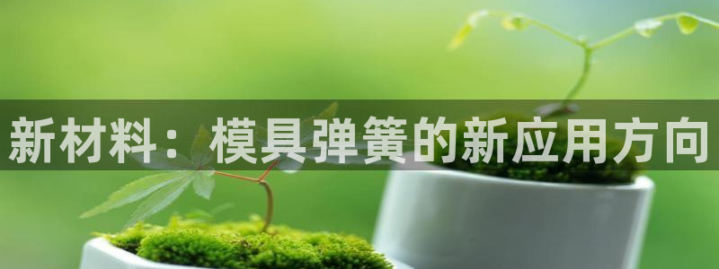 太阳集团电子游戏有限公司：新材料：模具弹簧的新应用方向